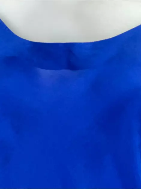 Blusa Lu Monteiro Tecido Azul