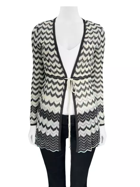 Blusa M Missoni Amarração Tricô Estampado