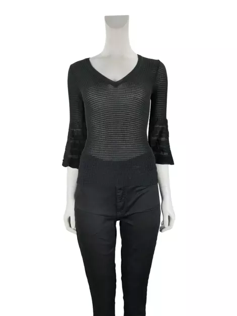 Blusa M Missoni Tricot Preto