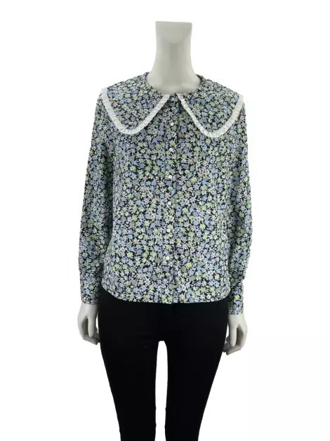 Blusa Maje Estampa Floral