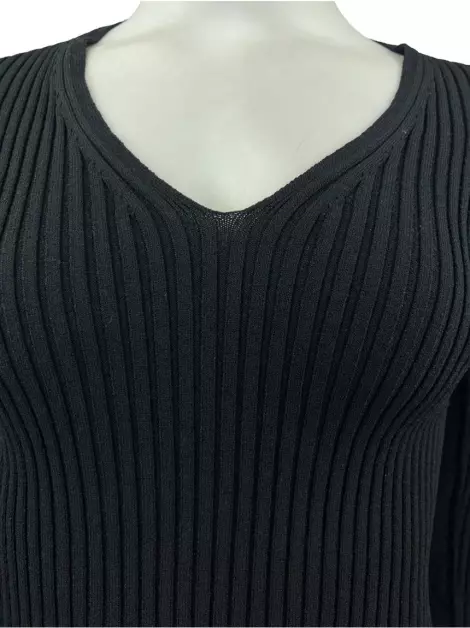 Blusa Maje Tricot Preta