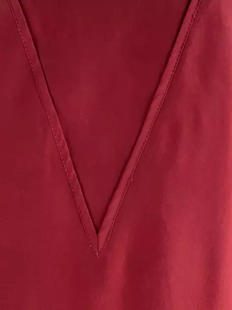 Blusa Mara Mac Acetinado Vermelho