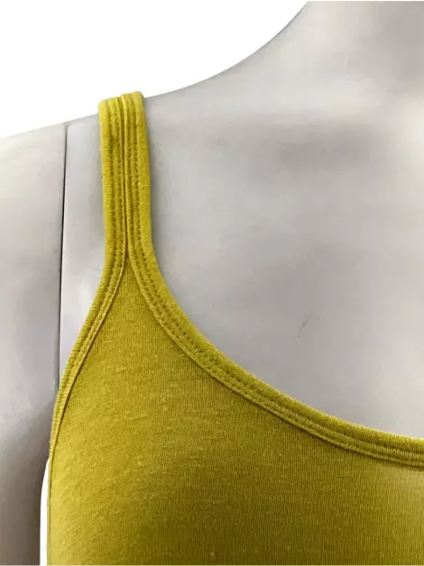 Blusa Mara Mac Regata Tricô Amarela