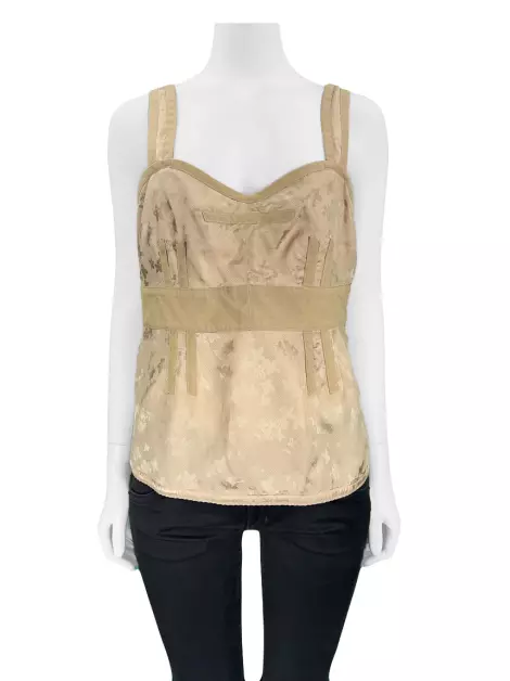 Blusa Marc By Marc Jacobs Tecido Bege