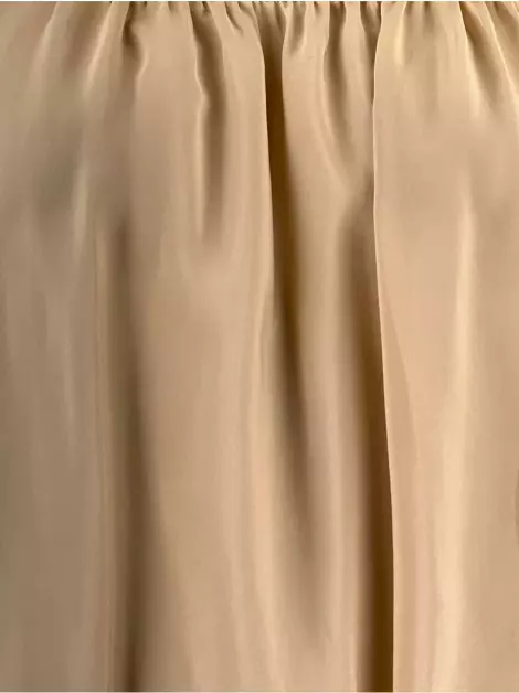 Blusa Marc Jacobs Seda Caramelo
