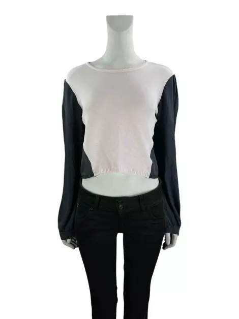 Blusa Maria Filó Suéter Bicolor