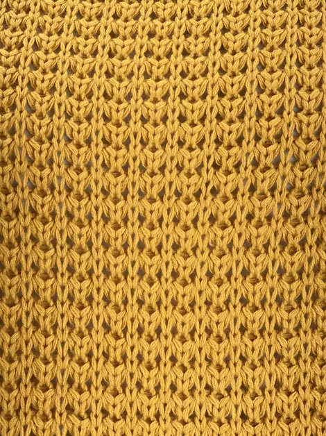 Blusa Mariana Penteado Tricot Amarelo