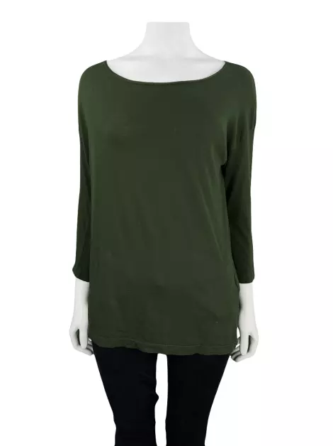 Blusa Marisa Ribeiro Malha Verde