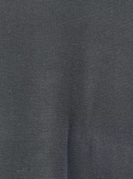 Blusa Marisa Ribeiro Manga Longa Preta