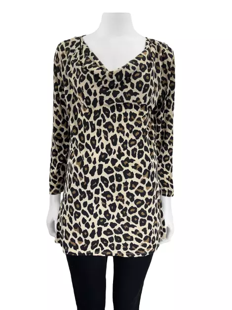 Blusa Max Mara Malha Animal Print