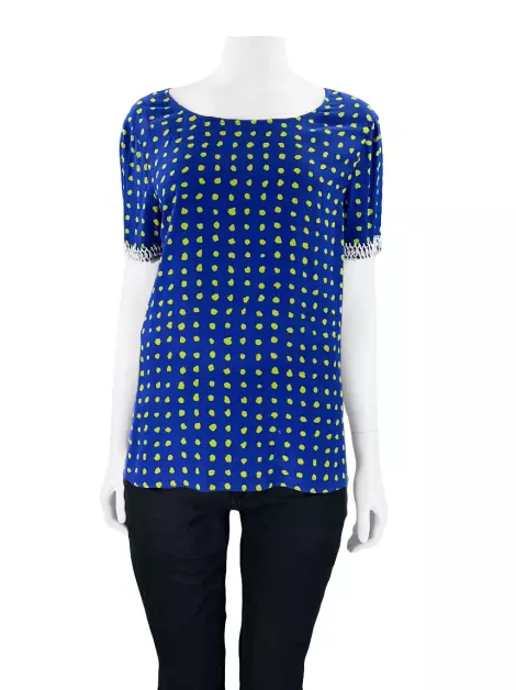 Blusa Moschino Cheap and Chic Seda Estampada