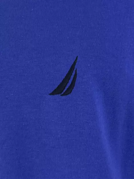 Blusa Nautica Lisa Azul
