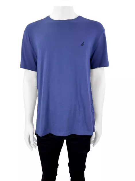 Blusa Nautica Lisa Azul