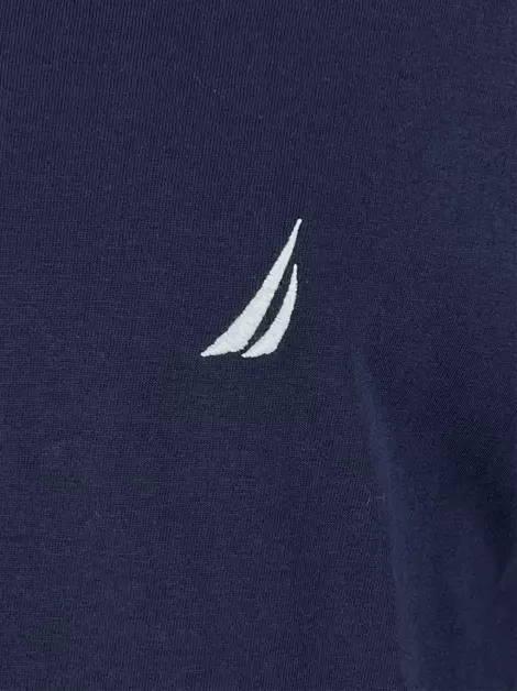Blusa Nautica Lisa Azul Marinho