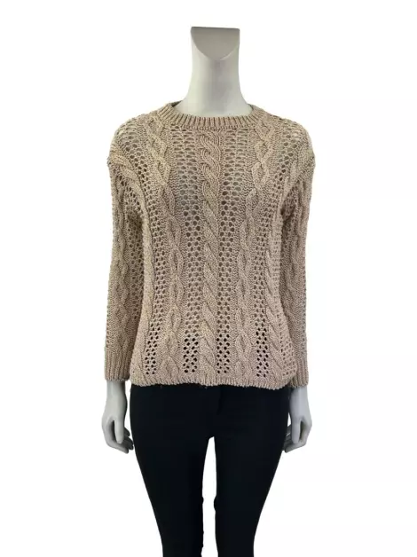 Blusa NK Store Tricot Bege