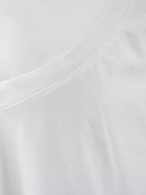 Blusa Not Your Basic Denim Tecido Off White