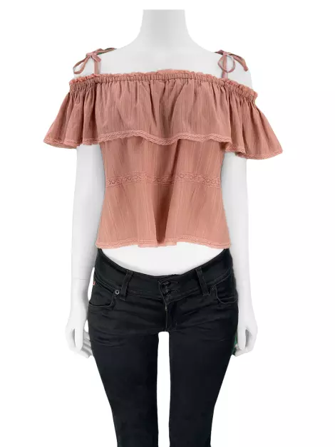 Blusa Olympiah Amarração Rosa