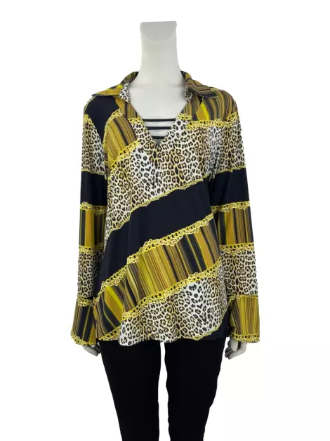 Blusa One Up Reta Animal Print