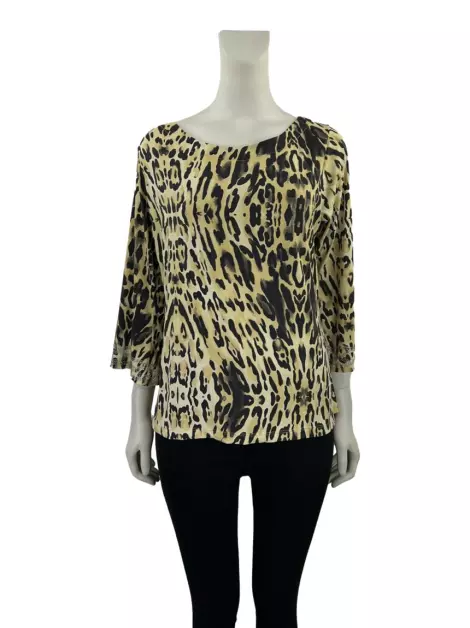 Blusa One Up Tecido Animal Print
