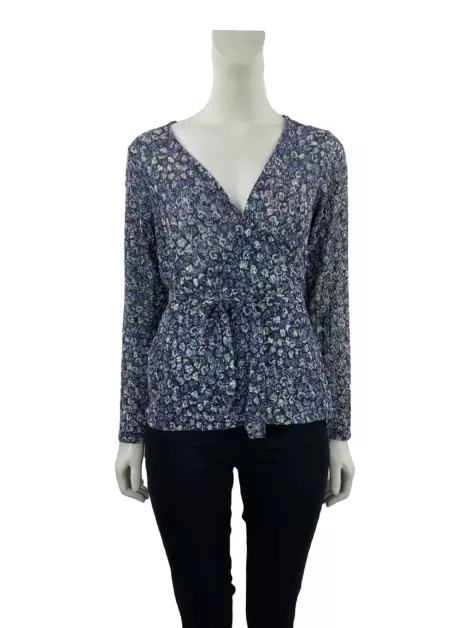 Blusa One Up Transpassada Azul