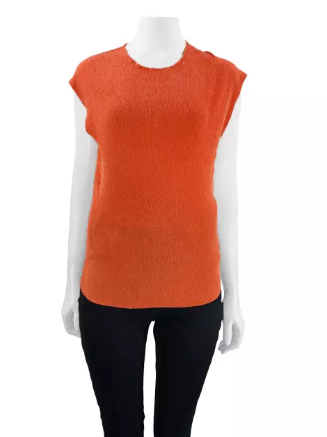 Blusa Osklen Texturizado Laranja