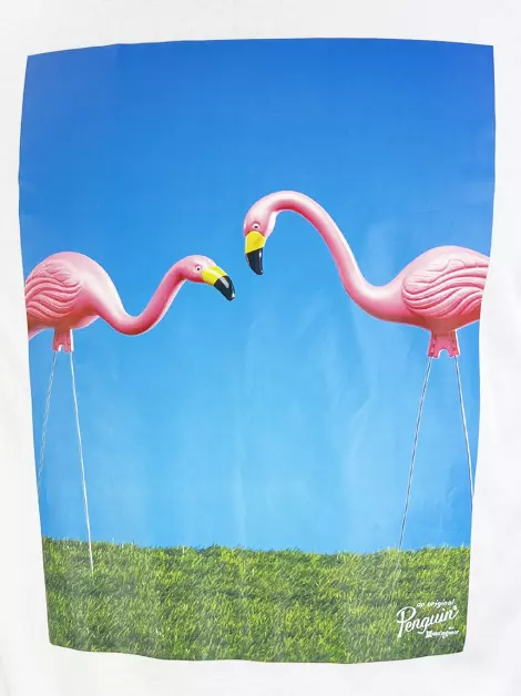 Blusa Penguin Estampada Branca