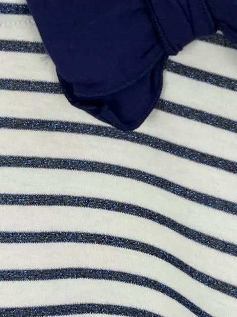 Blusa Petit Bateau Laço Listras