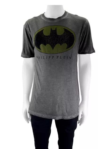 Blusa Philipp Plein Batman Cinza