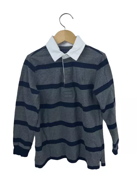 Blusa Polo Ralph Lauren Listrada Cinza