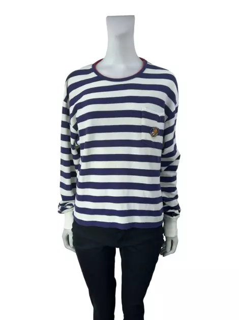Blusa Polo Ralph Lauren Manga Longa Listrada