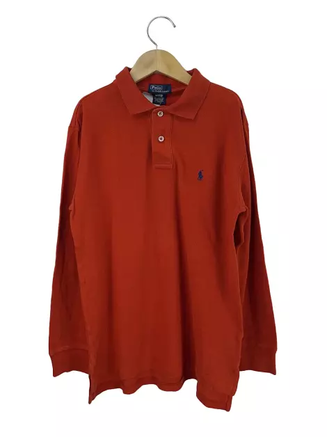 Blusa Polo Ralph Lauren Tecido Laranja