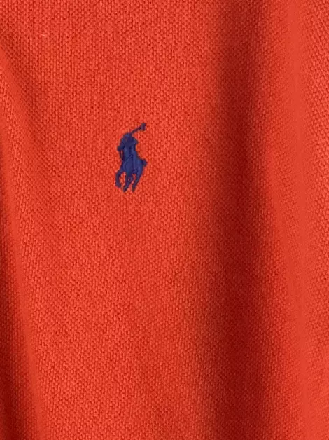 Blusa Polo Ralph Lauren Tecido Laranja