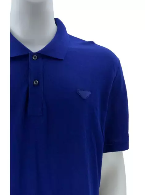 Blusa Prada Polo Azul Marinho