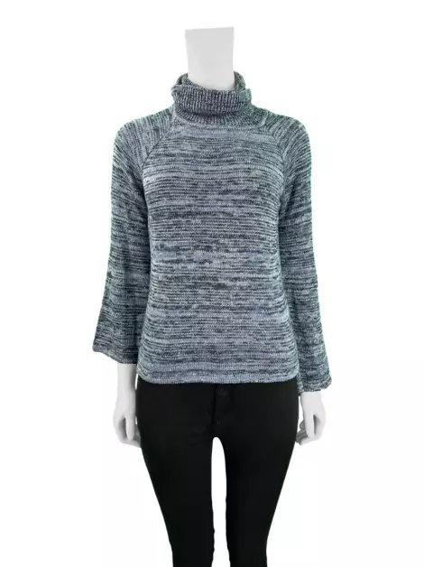 Blusa Pusco Tricot Azul