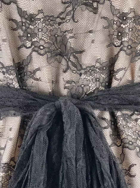 Blusa Red Valentino Renda Preta