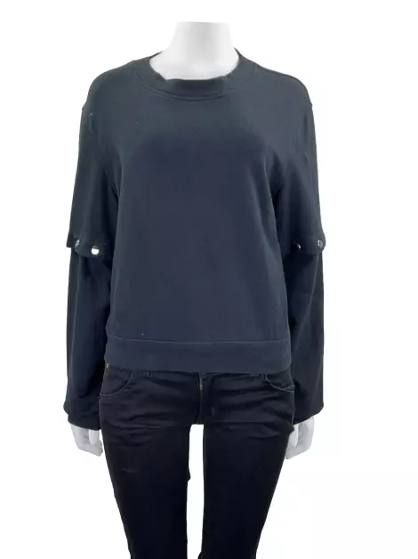 Blusa Reinaldo Lourenço Estampa Preto
