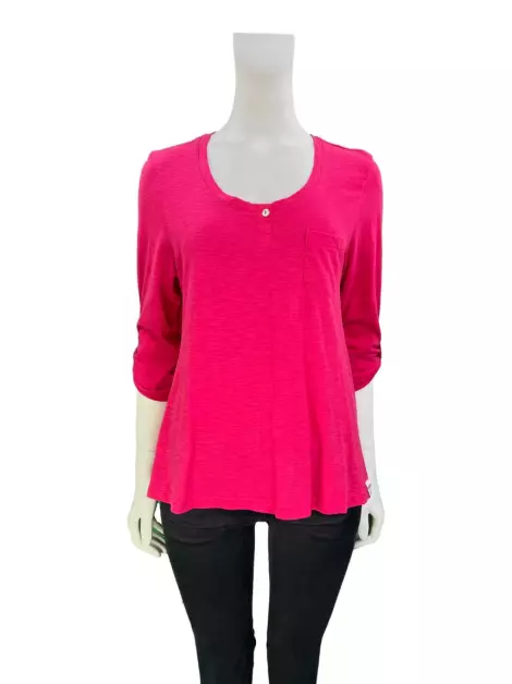 Blusa Richards Tecido Rosa