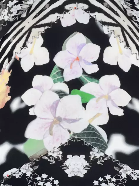 Blusa Roberto Cavalli Floral Estampada