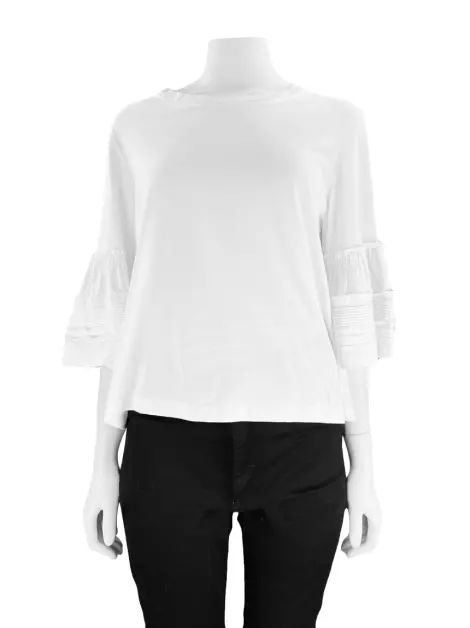Blusa See By Chloé Babados Branco