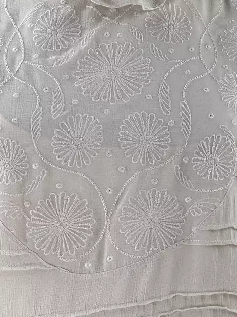 Blusa See By Chloé Bordado Cinza