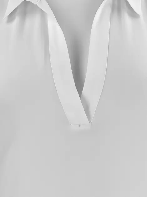 Blusa Shoulder Tecido Branco