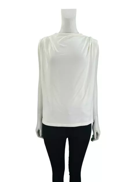 Blusa Shoulder Tecido Off White