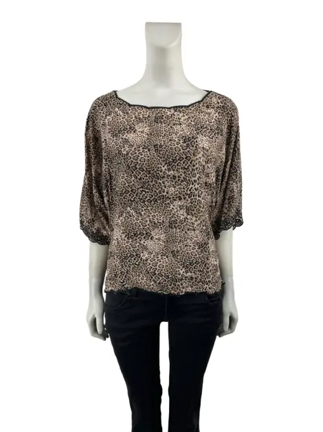 Blusa SouQ Tecido Animal Print