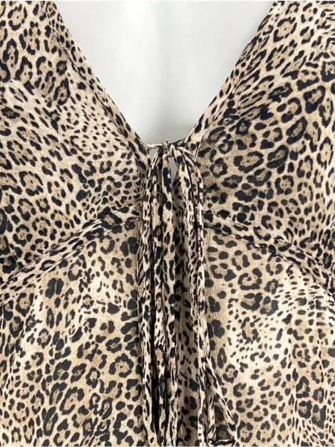 Blusa SouQ Tecido Animal Print