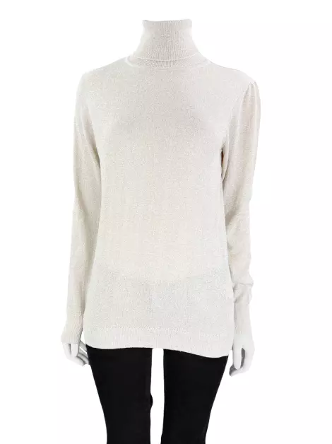 Blusa Spezzato Tecido Dourado