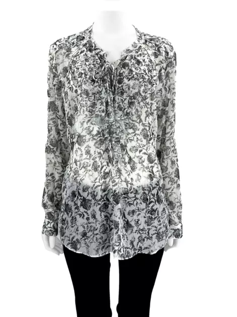 Blusa The Kooples Estampada Cinza