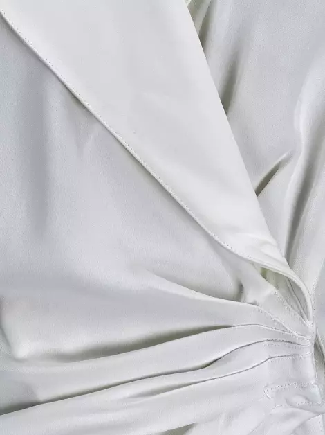 Blusa Thierry Mugler Vintage Transpassada Off-White
