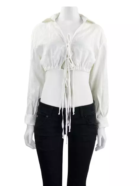 Blusa Tig Linho Off-White
