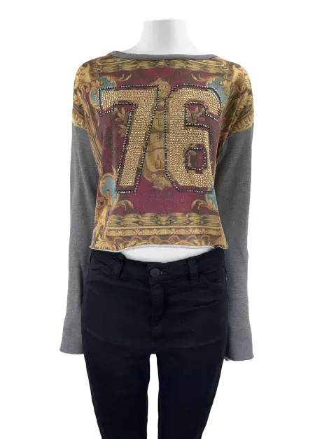 Blusa Tig Tigresse Tecido Estampado