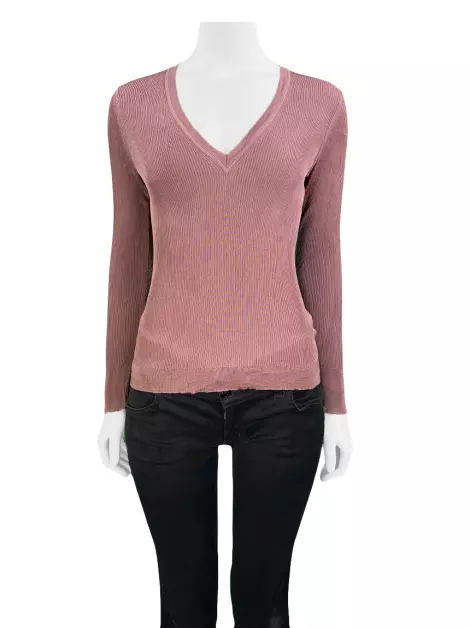 Blusa Tom Ford Canelada Rosa